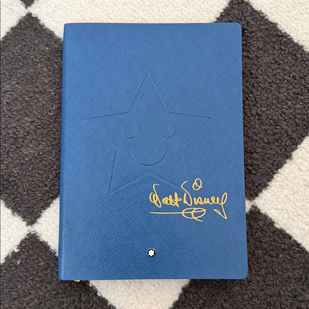 Montblanc Notebook #146 "Walt Disney" Premium Paper Lined Gold Cut Notebook